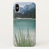 Gebirge mit Seebau Case-Mate iPhone Hülle (Rückseite)