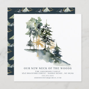 Gebirge Moderne Ankündigung