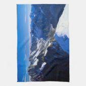 Gebirge | Mont Blanc, Europäische Alpen Geschirrtuch (Vertikal)