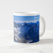 Gebirge | Mont Blanc, Europäische Alpen Jumbo-Tasse (Vorderseite Rechts)