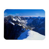 Gebirge | Mont Blanc, Europäische Alpen Magnet (Horizontal)