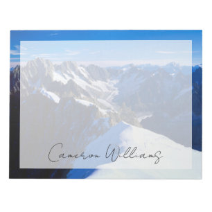 Gebirge   Mont Blanc, Europäische Alpen Notizblock