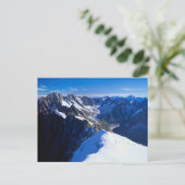 Gebirge | Mont Blanc, Europäische Alpen Postkarte (Stehend Vorderseite)
