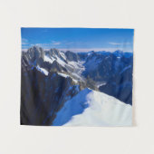 Gebirge | Mont Blanc, Europäische Alpen Wandteppich (Vorderseite (Horizontal))