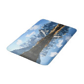 Gebirge | Mont Blanc Massif, Frankreich Badematte (Schrägansicht)