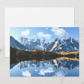 Gebirge | Mont Blanc Massif, Frankreich Dankeskarte (Vorne/Hinten)