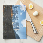 Gebirge | Mont Blanc Massif, Frankreich Geschirrtuch (Viertel Falte)