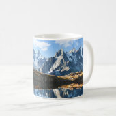 Gebirge | Mont Blanc Massif, Frankreich Kaffeetasse (VorderseiteRechts)