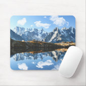 Gebirge | Mont Blanc Massif, Frankreich Mousepad (Mit Mouse)