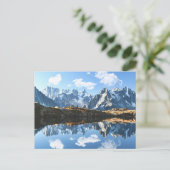 Gebirge | Mont Blanc Massif, Frankreich Postkarte (Stehend Vorderseite)