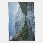 Gebirge | Mont Blanc Massif, Italien Geschirrtuch (Vertikal)