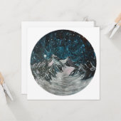 Gebirge nach Nachtkarte Karte (Vorderseite/Rückseite Beispiel)