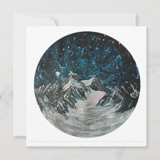 Gebirge nach Nachtkarte Karte