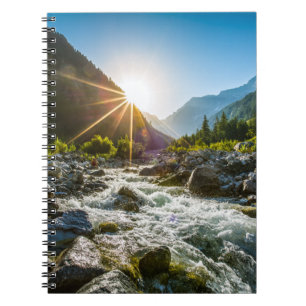 Gebirge Nationalpark Hohe Tauern, Österreich Notizblock