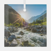 Gebirge | Nationalpark Hohe Tauern, Österreich Ornament Aus Glas (Vorderseite)