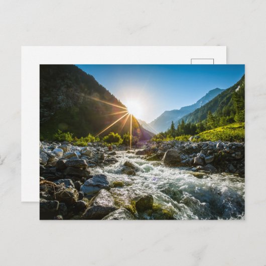 Gebirge | Nationalpark Hohe Tauern, Österreich Postkarte (Vorne/Hinten)