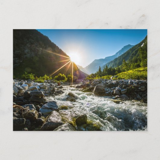 Gebirge | Nationalpark Hohe Tauern, Österreich Postkarte (Vorderseite)