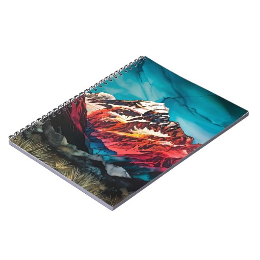 Gebirge | Notebook-Journal Notizblock (Linke Seite)