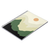 Gebirge Notizblock (Linke Seite)