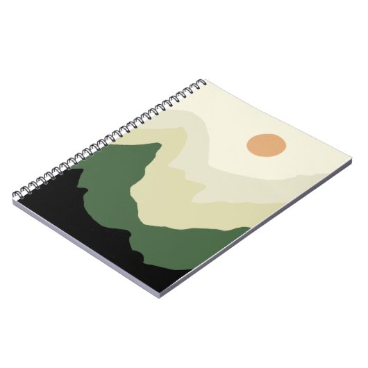 Gebirge Notizblock (Linke Seite)