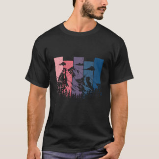 Gebirge Outdoor Camg Distressed T-Shirt