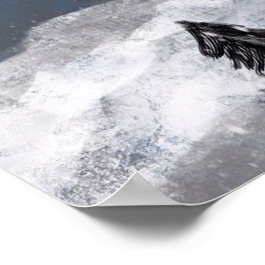 Gebirge Poster (Ecke)