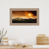 Gebirge Poster (Küche)