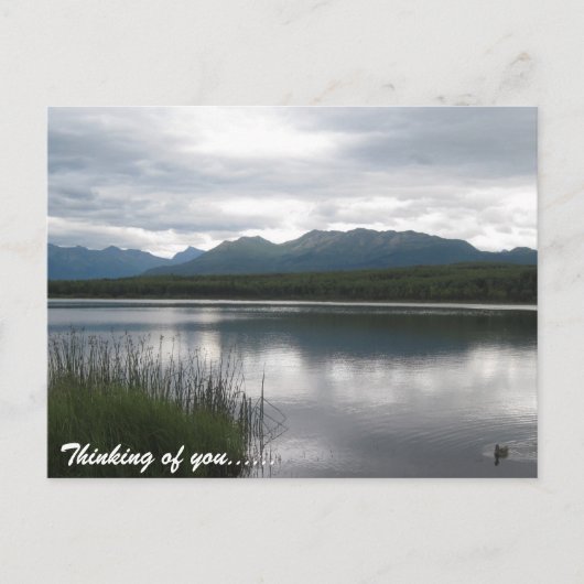 Gebirge Postkarte (Vorderseite)