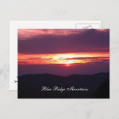 Gebirge Postkarte (Vorne/Hinten)