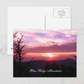 Gebirge Postkarte (Vorne/Hinten)