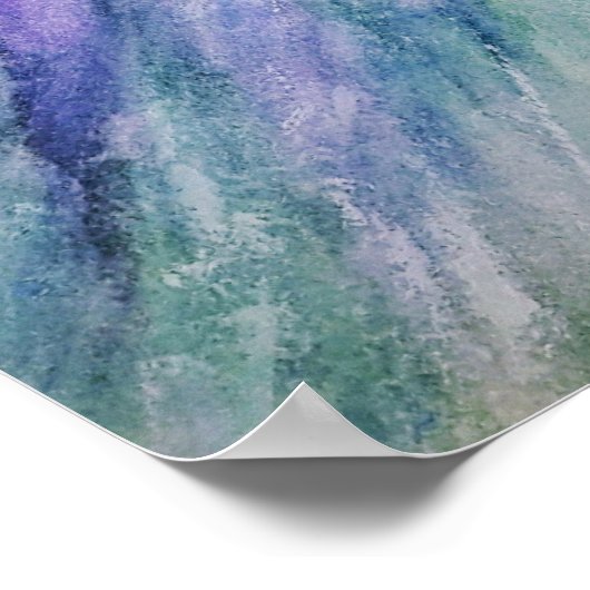 Gebirge Print 12 × 16" Poster (Ecke)