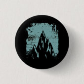 Gebirge Retrodesign Button (Vorderseite)