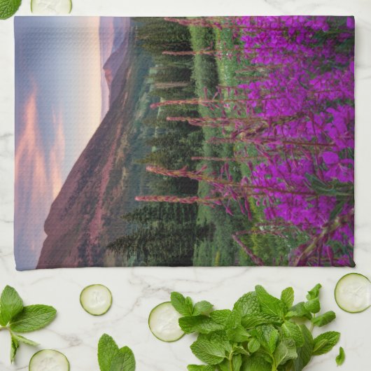 Gebirge | Rocky Mountains, Colorado Geschirrtuch (Gefaltet)