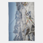 Gebirge | Rocky Mountains, Colorado Geschirrtuch (Vertikal)