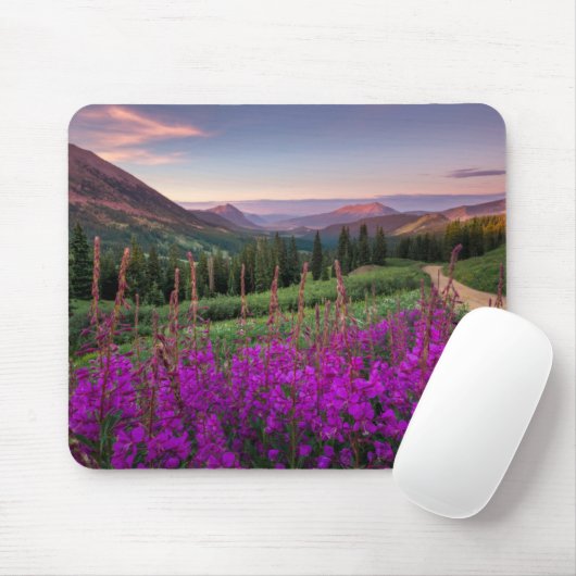 Gebirge | Rocky Mountains, Colorado Mousepad (Mit Mouse)