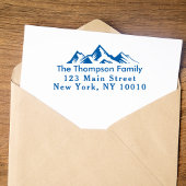 Gebirge Rücksendeadresse Familienname Permastempel