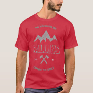 Gebirge rufen Slim Fit TShirt