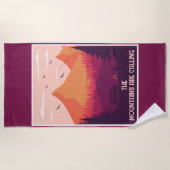 Gebirge rufen strandtuch (Vorderseite)