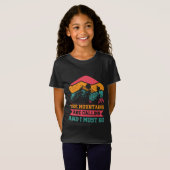 Gebirge rufen und ich muss gehen, Wanderfreunde T-Shirt (Vorne ganz)