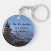 Gebirge Schlüsselanhänger (Rückseite)