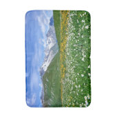 Gebirge | Schweizer Alpenfrühling Badematte (Vorderseite Vertikal)
