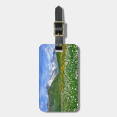 Gebirge | Schweizer Alpenfrühling Gepäckanhänger (Vorderseite vertikal)