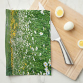 Gebirge | Schweizer Alpenfrühling Geschirrtuch (Viertel Falte)