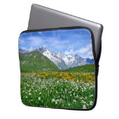 Gebirge | Schweizer Alpenfrühling Laptopschutzhülle (Vorderseite Links)