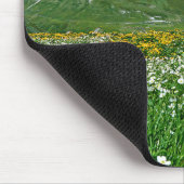 Gebirge | Schweizer Alpenfrühling Mousepad (Ecke)