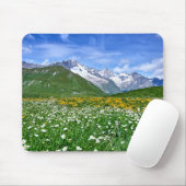 Gebirge | Schweizer Alpenfrühling Mousepad (Mit Mouse)