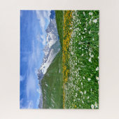 Gebirge | Schweizer Alpenfrühling Puzzle (Vertikal)