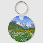 Gebirge | Schweizer Alpenfrühling Schlüsselanhänger (Rückseite)