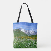 Gebirge | Schweizer Alpenfrühling Tasche (Rückseite)