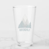 Gebirge sind mein Spielplatz Glas (Rückseite)